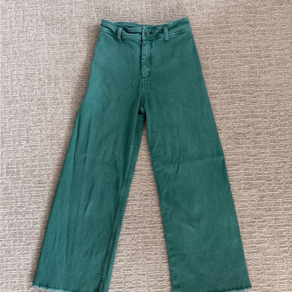 bohme Denim - Bohme Wide Leg Green Pants Size Small